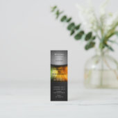 Chromatische technologie elegant ontwerp met QR-co Mini Visitekaartje (Staand voorkant)