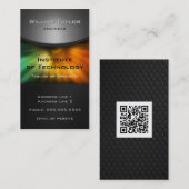 Chromatische technologie elegant ontwerp met QR-co Visitekaartje (Voorkant / Achterkant)