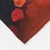 Chromatische uitbarsting – Artistieke fleece deken (Hoek)