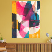 Chromatische Vergrendeling Canvas Afdruk (Insitu (Woonkamer))