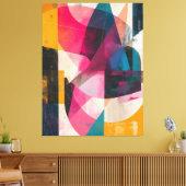 Chromatische Vergrendeling Canvas Afdruk (Insitu (Woonkamer))