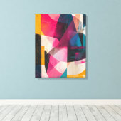 Chromatische Vergrendeling Canvas Afdruk (Insitu (Houten vloer))