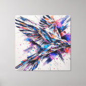 Chromatische Vlucht van Vrijheid Canvas Afdruk (Voorkant)