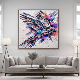 Chromatische Vlucht van Vrijheid Poster