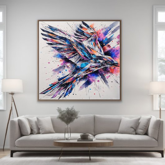 Chromatische Vlucht van Vrijheid Poster