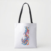 "Chromatische Vortex" abstracte kleurenontwerp Tote Bag (Voorkant)