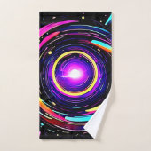 Chromatische Vortex Kunst Bad Handdoek (Handdoek)