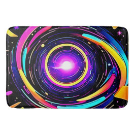 Chromatische Vortex Kunst Badmat
