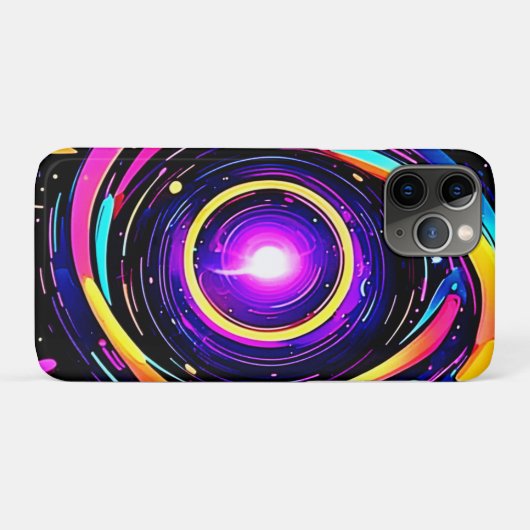 Chromatische Vortex Kunst Case-Mate iPhone Case (Achterkant (horizontaal))