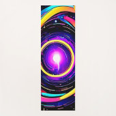 Chromatische Vortex Kunst Yogamat (Voorkant)