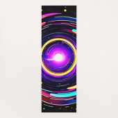 Chromatische Vortex Kunst Yogamat (Achterkant)