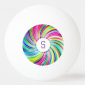 Chromatische Vortex Ping Pong Bal Pingpongbal (Achterkant)