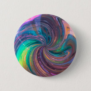 Chromatische vortex ronde button 5,7 cm