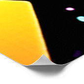 Chromatische vortexkunst poster (Hoek)