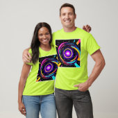 Chromatische vortexkunst t-shirt (Unisex)