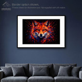 Chromatische Vos – Muur Kunstprint Poster