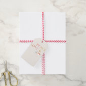 Chromatische Vreugde Cadeaulabel (Met Touw)