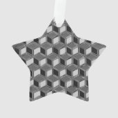 Chrome 3-d-boxen - hematietgrijs ornament (achterkant)