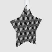 Chrome 3-d-boxen - hematietgrijs ornament (voorkant)