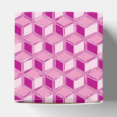 Chrome 3-d dozen - fuchsia roze bedankdoosjes (Bovenkant)