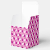Chrome 3-d dozen - fuchsia roze bedankdoosjes (Geopend)