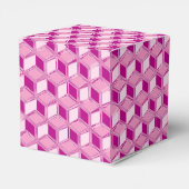 Chrome 3-d dozen - fuchsia roze bedankdoosjes (Achterkant)