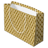 Chrome 3-d dozen - goudkleurig large cadeautasje (Achterkant Gekanteld)