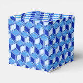 Chrome 3-d dozen - kobaltblauw bedankdoosjes (Achterkant)