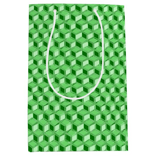 Chrome 3-d dozen - smaragdgroen medium cadeauzakje (Voorkant)