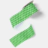 Chrome 3-d dozen - smaragdgroen satijnen lint (Achterkant)