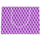 Chrome 3-d dozen - violet paars large cadeautasje (Voorkant)
