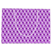 Chrome 3-d dozen - violet paars large cadeautasje (Achterkant)