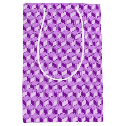 Chrome 3-d dozen - violet paars medium cadeauzakje (Voorkant)