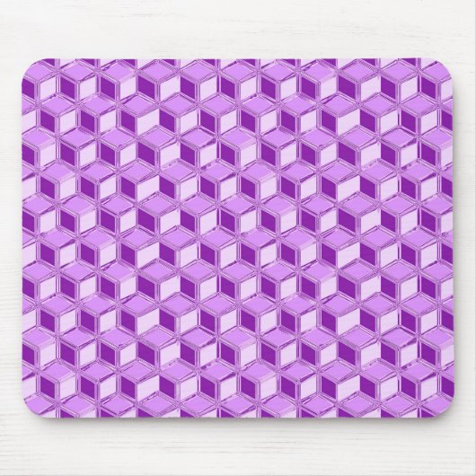 Chrome 3-d dozen - violet paars muismat (Voorkant)