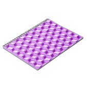 Chrome 3-d dozen - violet paars notitieboek (Linkerzijde)