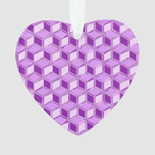 Chrome 3-d dozen - violet paars ornament (voorkant)