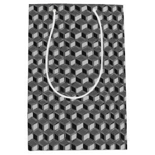 Chrome 3D-dozen - hematietgrijs Medium Cadeauzakje