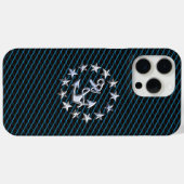 Chrome achtige jacht vlag autogrille print Case-Mate iPhone case (Achterkant (horizontaal))