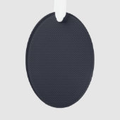 Chrome achtige koolstofvezel print Scottish Thistl Ornament (achterkant)