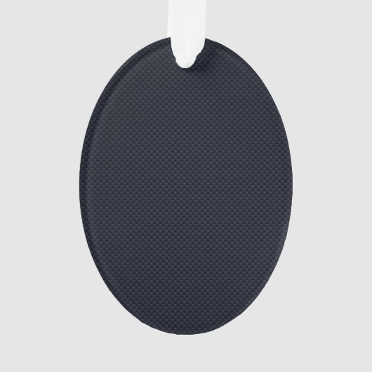 Chrome achtige koolstofvezel print Scottish Thistl Ornament (achterkant)