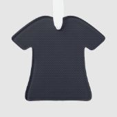 Chrome achtige koolstofvezel print Scottish Thistl Ornament (achterkant)