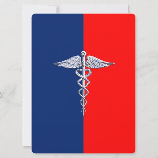 Chrome als Caduceus Medical Symbol League (Voorkant)
