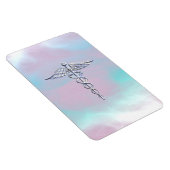 Chrome als Caduceus Medical Symbol Moeder Pearl Magneet (Rechterzijde)