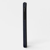Chrome als esdoornblad op stijlvolle koolstofvezel Case-Mate iPhone case (Achterkant/links)