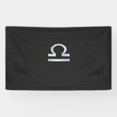 Chrome als het herendiersymbool slang huiddecor spandoek (Horizontaal)