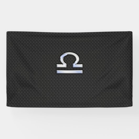 Chrome als het herendiersymbool slang huiddecor spandoek (Horizontaal)