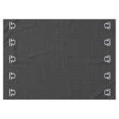 Chrome als het herendiersymbool slang huiddecor tafelkleed (Voorkant (Horizontaal))