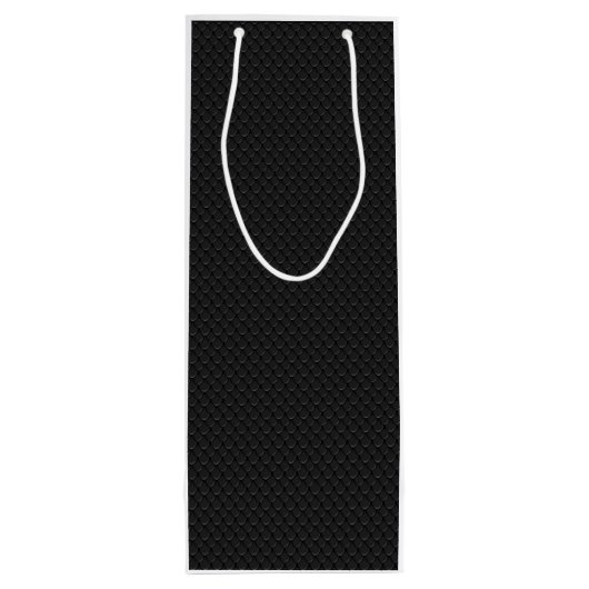 Chrome als het herendiersymbool slang huiddecor wijn cadeautas (Achterkant)