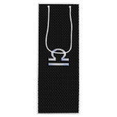 Chrome als het herendiersymbool slang huiddecor wijn cadeautas (Voorkant)