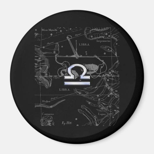 Chrome als het herkenningsteken van de galgdierent magneet (Voorkant)